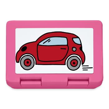 Voiture - Boîte à goûter - rose - Devant