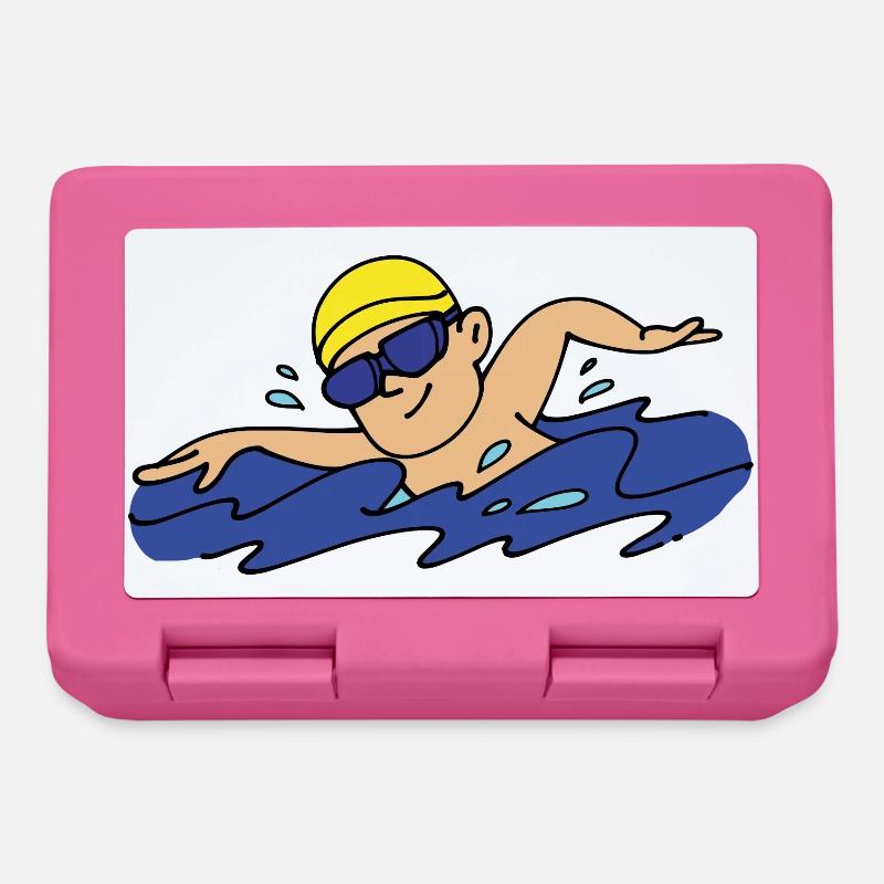 Swimmer - Lunchbox - pink
