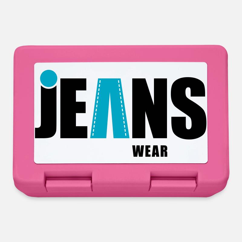 Jeans Wear with a dot - Lunchbox - pink