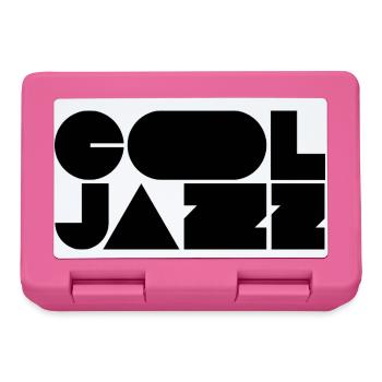 Kühnes, cooles Jazz-Logo-Design - Brotdose - Pink - Vorne