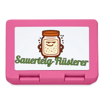 Sauerteig‑Flüsterer Shirt für Hobbybäcker - Brotdose - Pink - Vorne