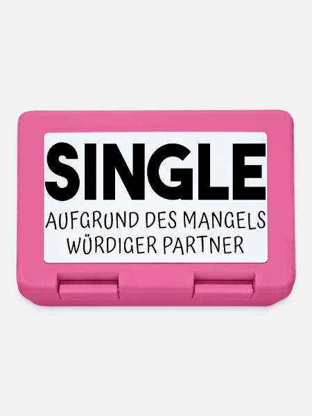 Würdig Single - Brotdose - Pink