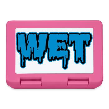 Wet | feucht | nass | Slime - Boîte à goûter - rose - Devant