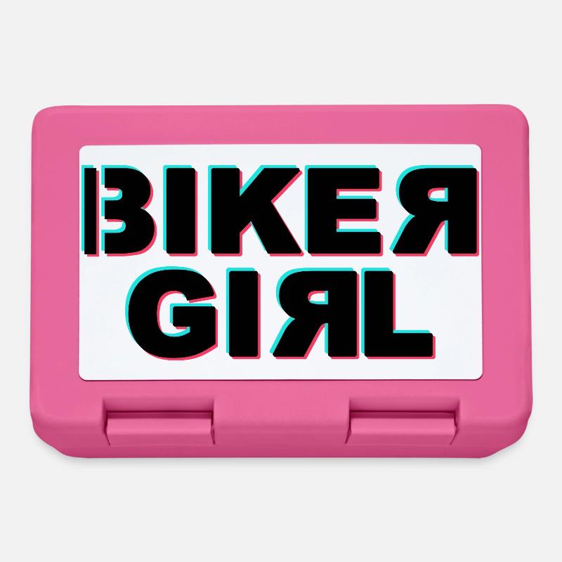 Biker girl glitch - Boîte à goûter - rose