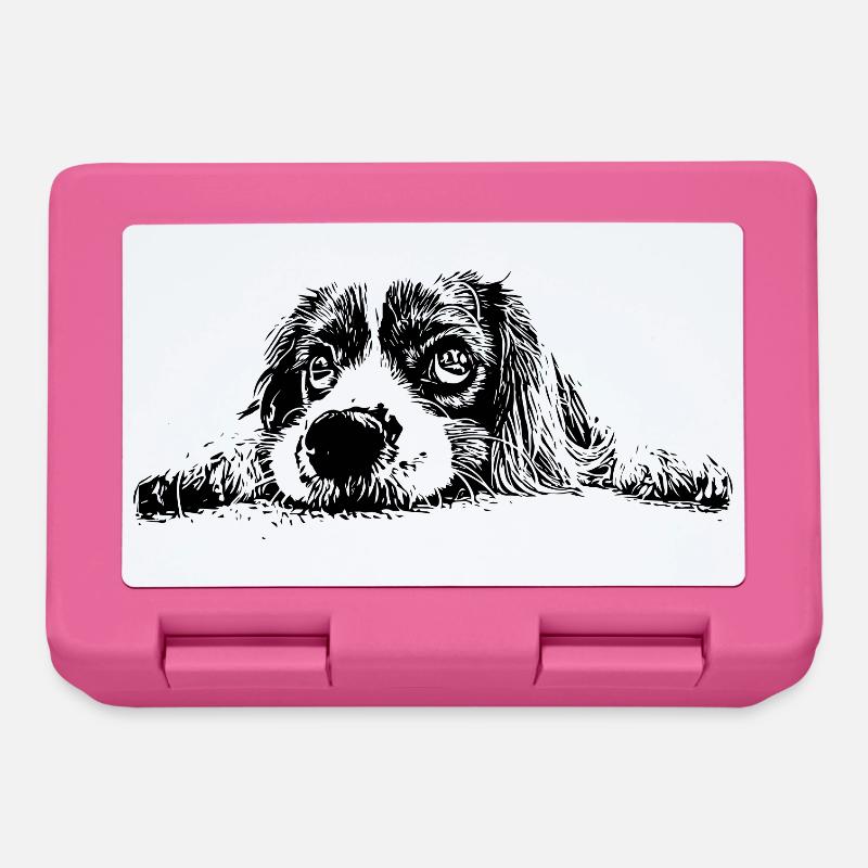 Cocker Spaniel - Lunchbox - pink