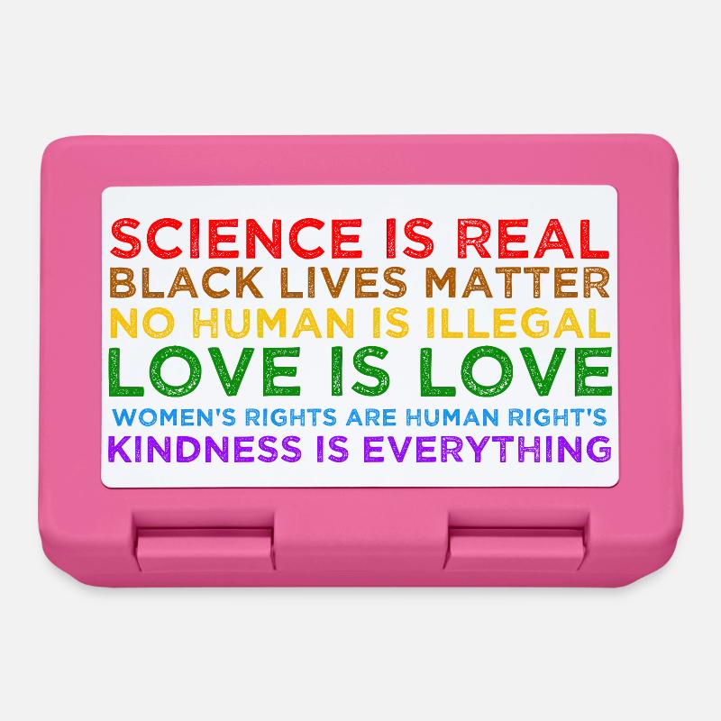 la scienza è la vera materia delle vite dei neri - Lunch box - rosa