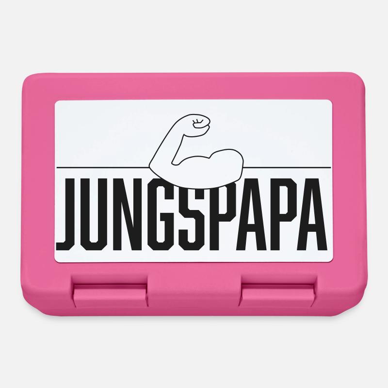 Jungspapa Power - Brotdose - Pink