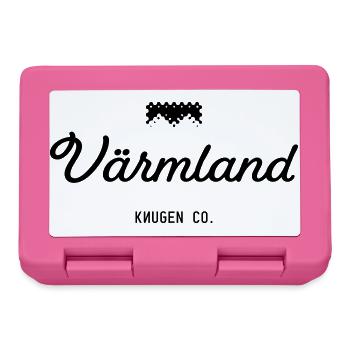 Värmland noir - Boîte à goûter - rose - Devant