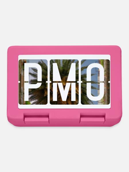 Palermo Flughafen PMO - Brotdose - Pink