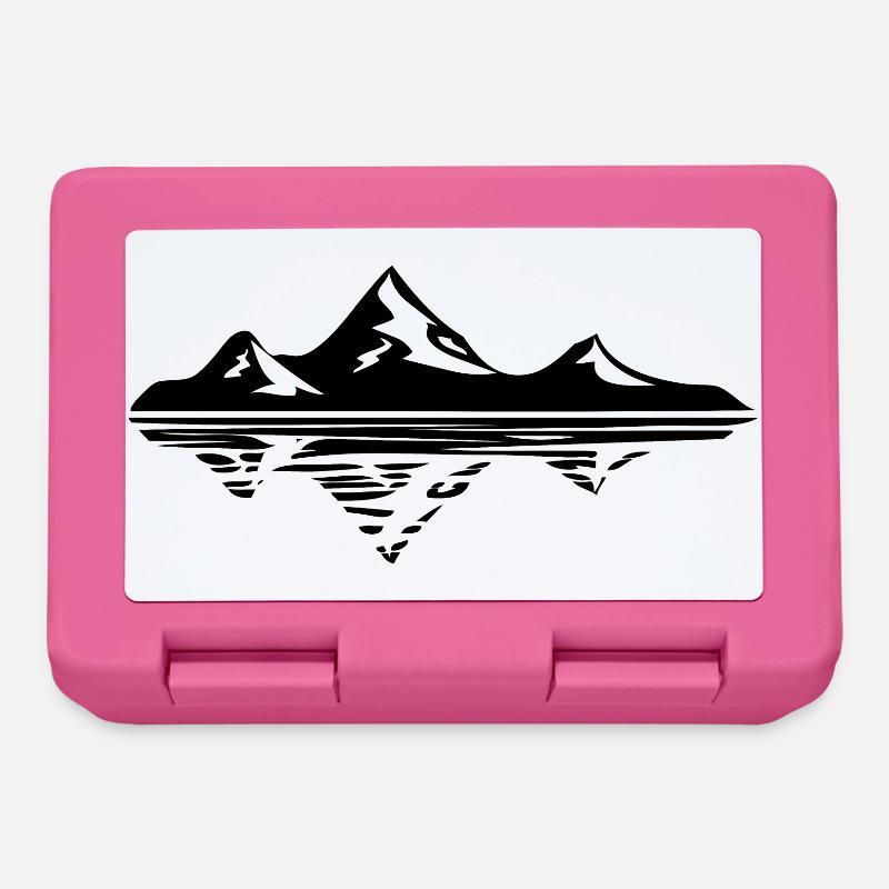 Berg Berge - Brotdose - Pink