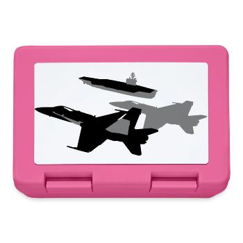 Silhouetten Jets - Brotdose - Pink - Vorne