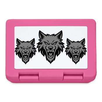 Wolf Team Rudel - Brotdose - Pink - Vorne