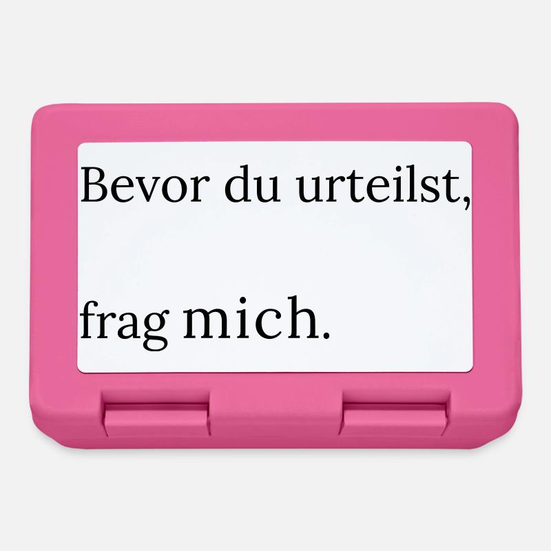 Frag_mich - Lunchbox - pink