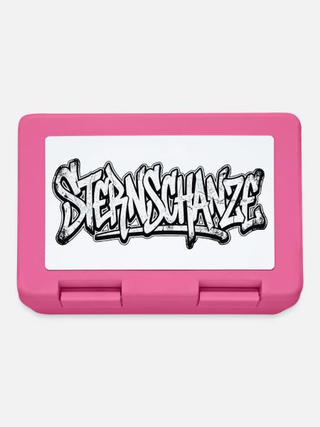 Sternschanze Hamburg Graffiti Hip Hop Tag - Brotdose - Pink