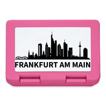 Skyline Frankfurt am Main - Brotdose - Pink - Vorne