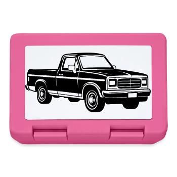 Pickup-Truck-Straßenwagen - Brotdose - Pink - Vorne