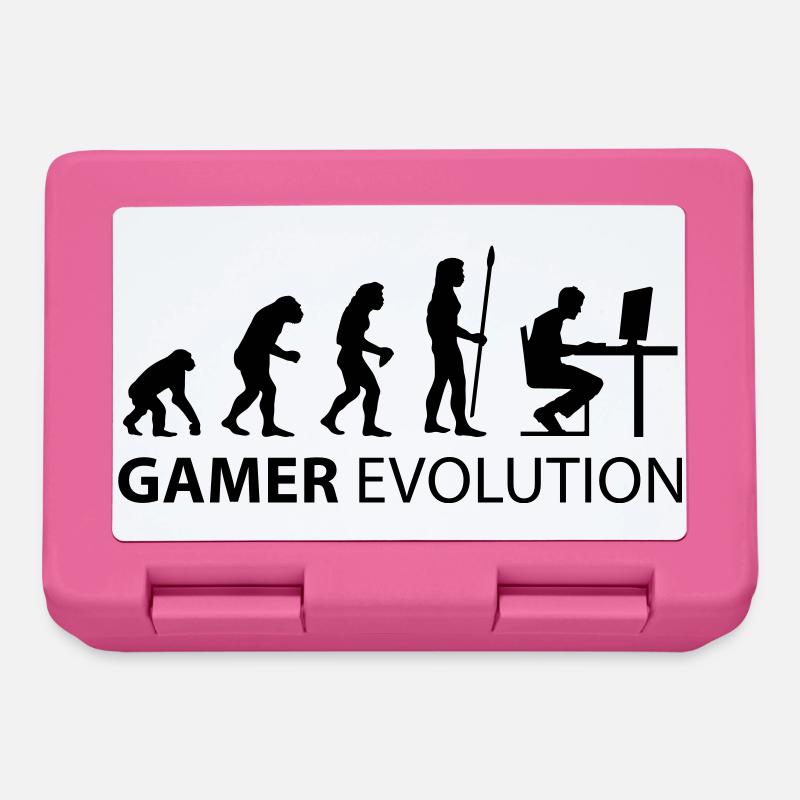 l'évolution de gamer - Boîte à goûter - rose
