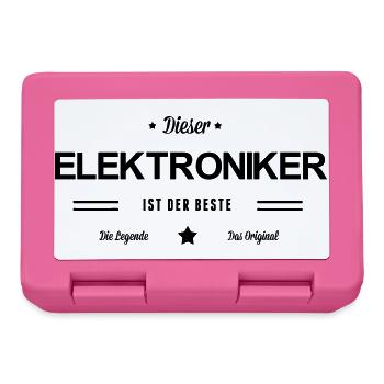 Bester Elektroniker - Brotdose - Pink - Vorne