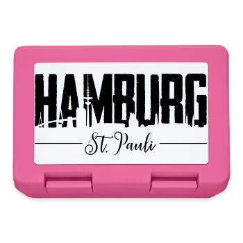 Hamburg St. Pauli, Reeperbahn, Kiez - Brotdose - Pink - Vorne