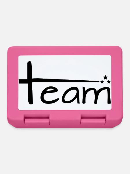 Team Style mit Sternen - Brotdose - Pink