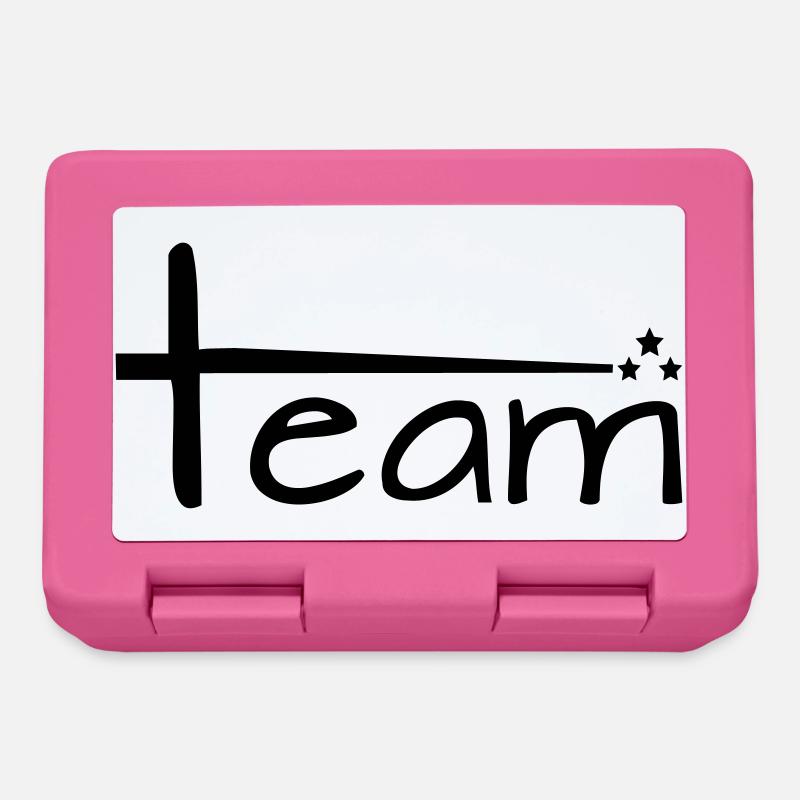 Team Style mit Sternen - Brotdose - Pink