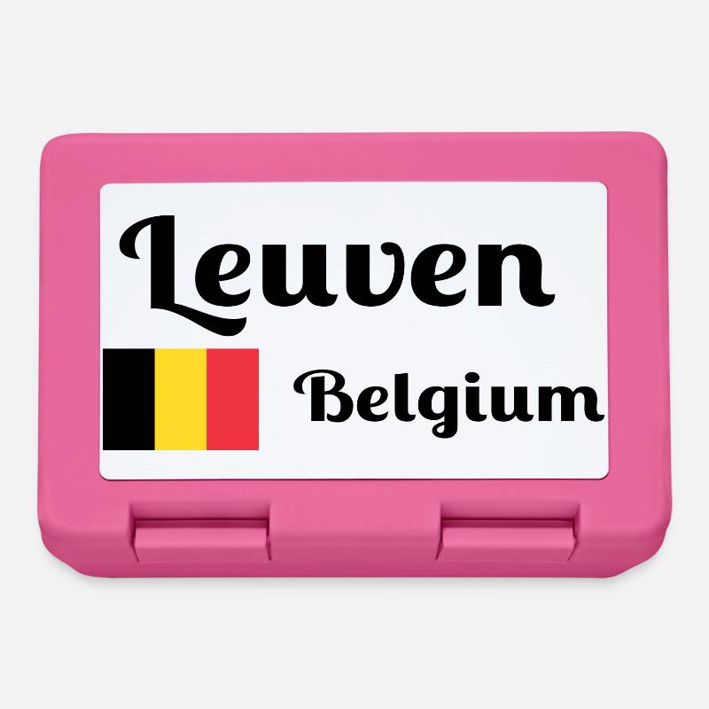 Louvain Belgique - Imprimés élégants - Boîte à goûter - rose