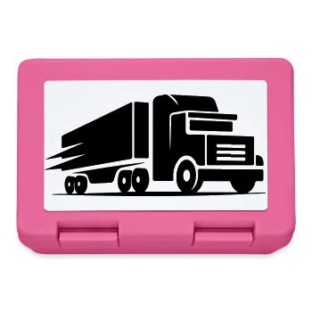 Logo du camion - Boîte à goûter - rose - Devant
