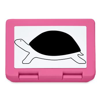 Turtle - Lunchbox - pink - Front