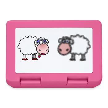 Sheep / Sheep | Pun - Lunchbox - pink - Front
