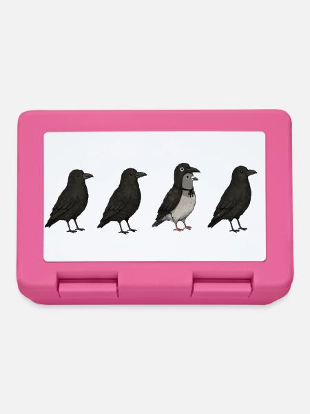 Pigeon Imposter – Crow Disguise Meme - Brotdose - Pink