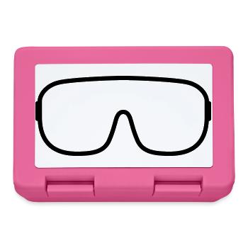 Brille Skibrille Icon Umriss - Brotdose - Pink - Vorne