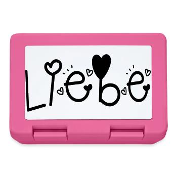 LIEBE VALENTINSTAG - Brotdose - Pink - Vorne
