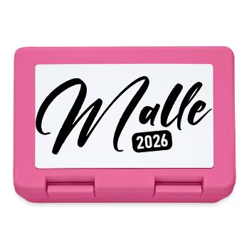 Malle 2026 - Lunchbox - pink - Front