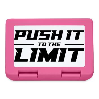 Push It To The Limit - Lunchbox - pink - Front