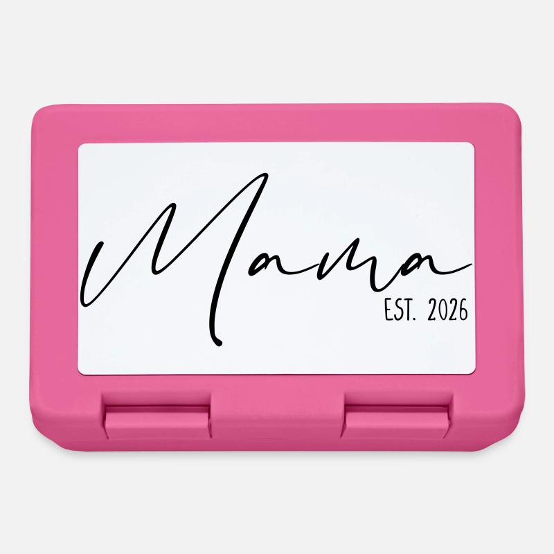 Mama est 2026 - Brotdose - Pink