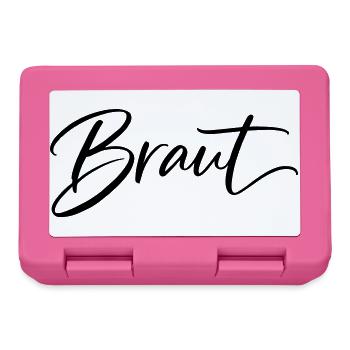 Team Bride - Lunchbox - pink - Front