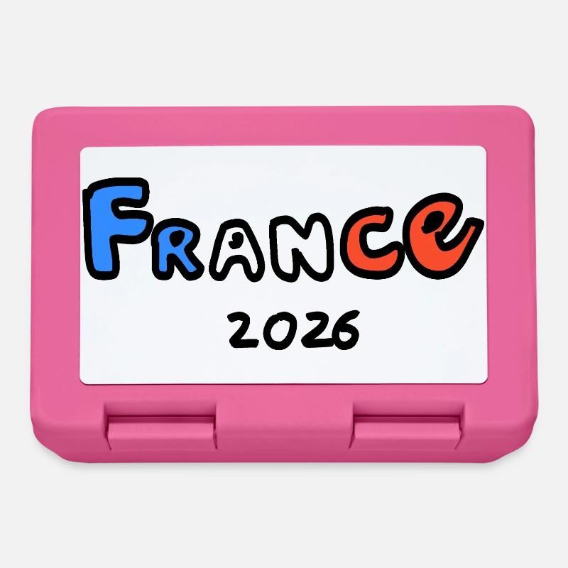 France 2026 - Boîte à goûter - rose