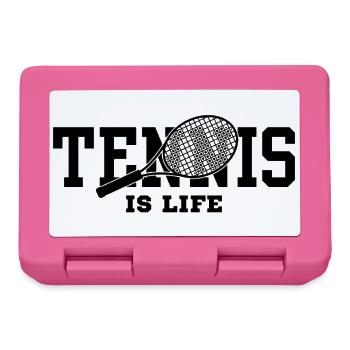 tennis is life - Lunchbox - pink - Front