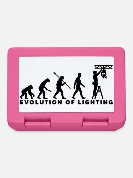 Evolution of Lighting – Veranstaltungstechnik - Brotdose - Pink