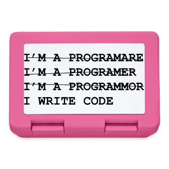 Geek - Brotdose - Pink - Vorne