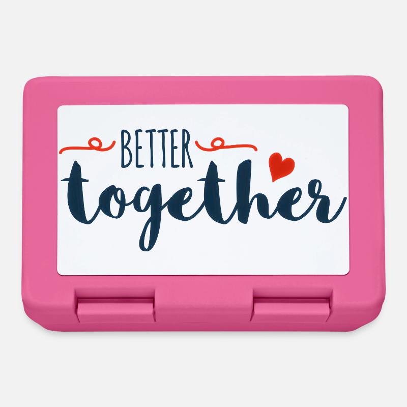 Better Together Drehbuch-Herz - Brotdose - Pink