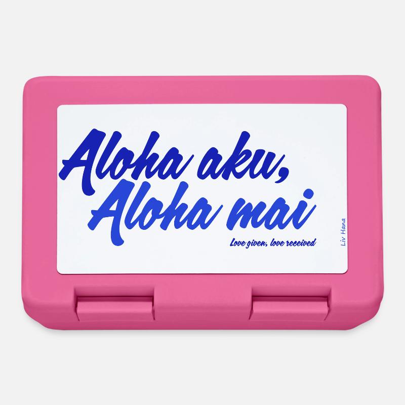 Aloha aku, aloha mai - Brotdose - Pink