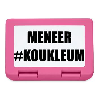 M. Koukleum Pour les hommes qui ont froid * - Boîte à goûter - rose - Devant