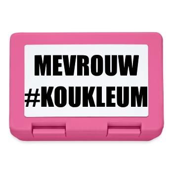 Mme koukleum Pour les dames qui ont froid * - Boîte à goûter - rose - Devant