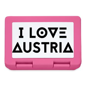 I LOVE AUSTRIA - Lunchbox - pink - Front