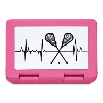 Lacrosse Herzlinie - Brotdose - Pink - Vorne