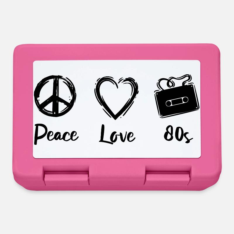 Ich liebe die 80er - Brotdose - Pink