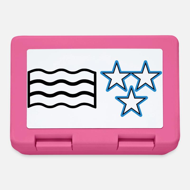 Flagge Aargau - Brotdose - Pink