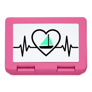 Heart Sailing – Passion Boat - Lunchbox - pink - Front
