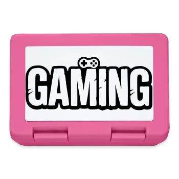 Gaming_Schrift_mit_Conroller - Lunchbox - pink - Front